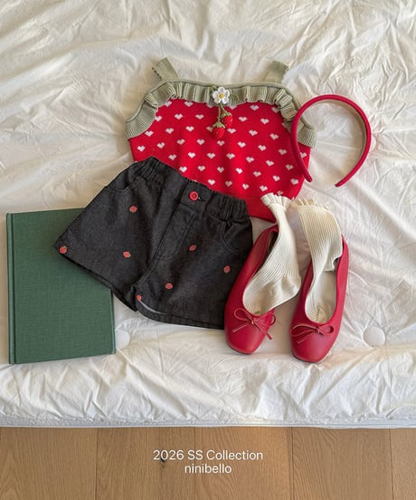 予約ninibello Berry Garden Pants