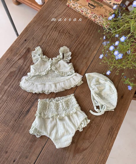 予約 marron Charming swimming suit