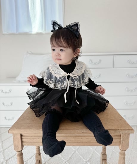 即納 lib frill knee high socks