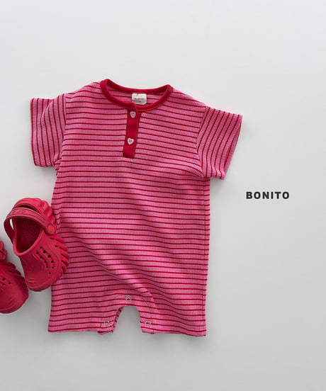 即納 bonito Baby Summer waffle ST single suit