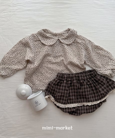 即納mimi market Lace short vacation skirt