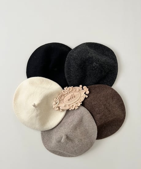即納wool béret