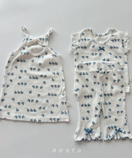 即納aosta Lip ribbon pants