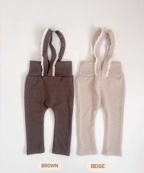 即納frill strap leggings