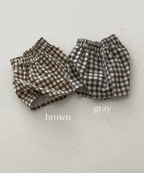 即納 nunubiel check pants