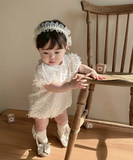 即納baby punching ribbon shoes