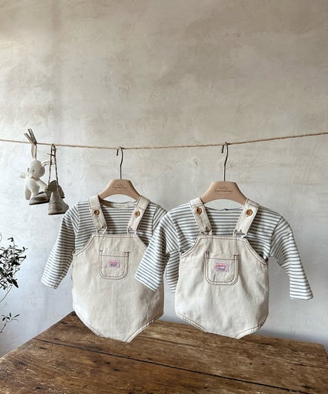 即納monbebe Monde suspender suit