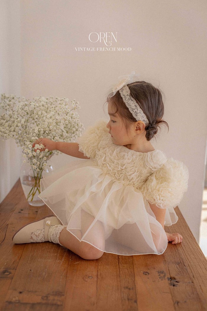 ☆美品☆OREN Blooming Rose Pearl One Piece OREN Blooming Rose Pearl One Piece