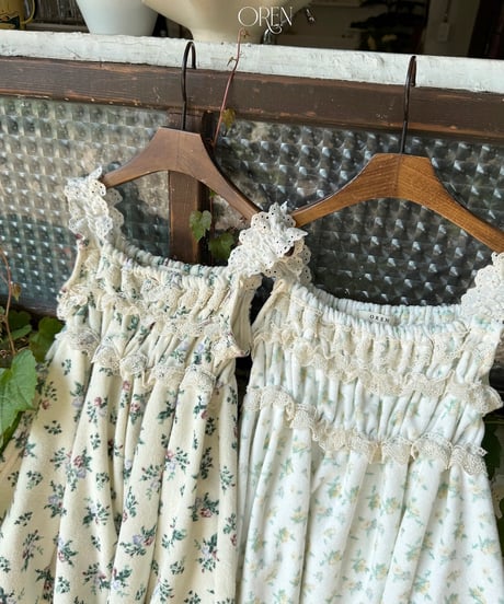 予約 OREN Rose Terry One Piece