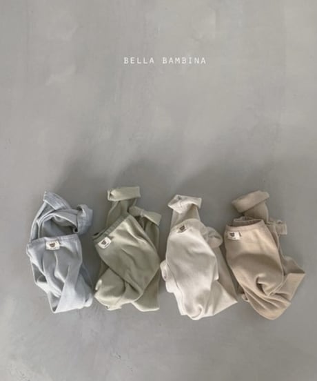 即納80-120cm bella bambina color leggings