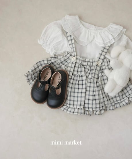 即納mimi market Duel collar blouse