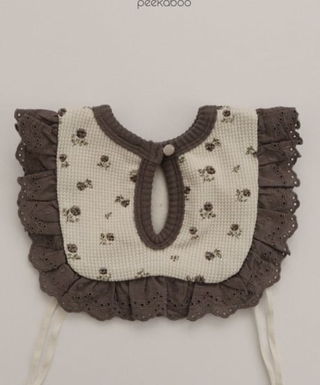 即納flower ribbon thermal bib