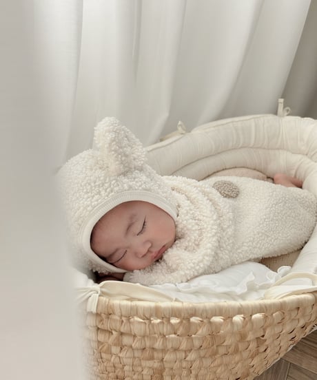 即納Bear  boa bonnet