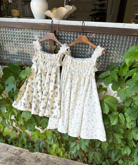 予約 OREN Rose Terry One Piece