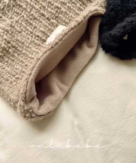 即納valubebe Buckle bear beanie(bebe)