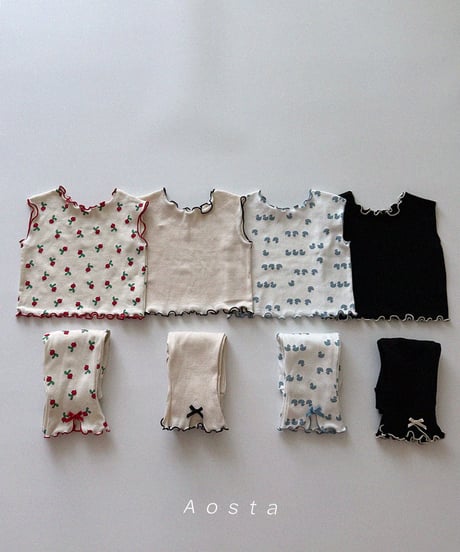 即納aosta Lip ribbon pants