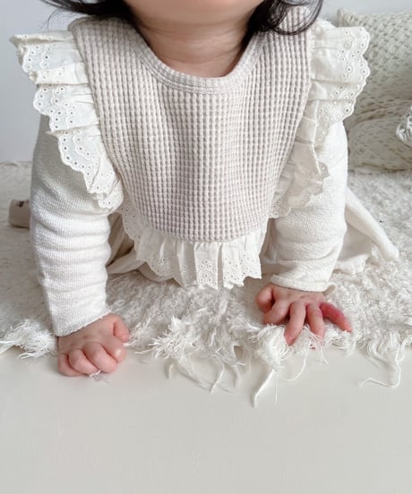 即納peekaboo thermal ribbon bib
