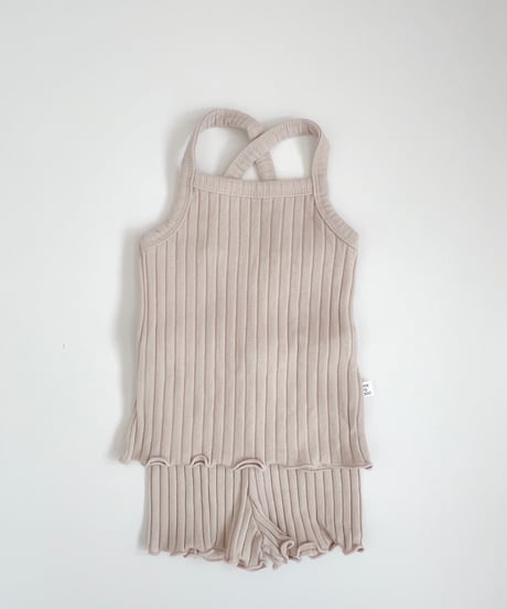 即納back cross camisole set up