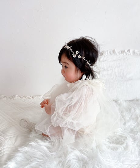 即納Fairy tulle rompers