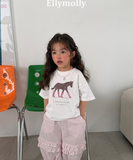 予約Elly Molly Blush pony T-shirt(ママとお揃い)