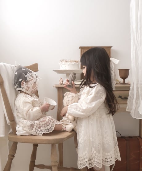 即納Lace Bouquet kids Dress
