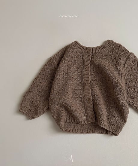 即納Vanilla knit cardigan