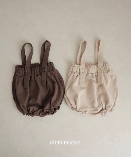 即納mimi market Stitch Suspender bloomer