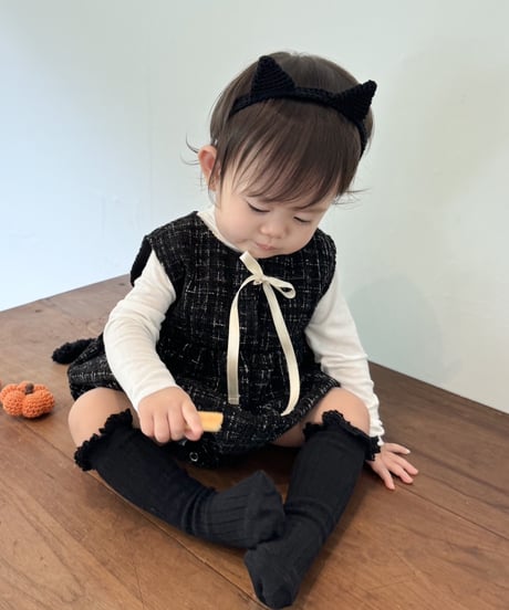 即納 lib frill knee high socks