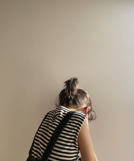 即納monbebe × alli   indigo denim salopette