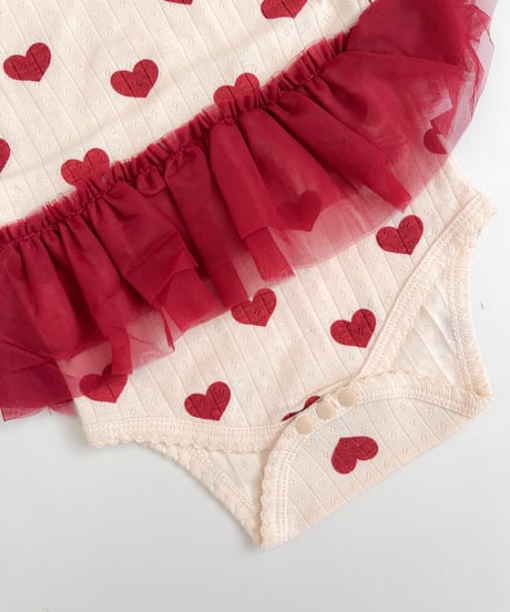 即納 camisole tulle rompers