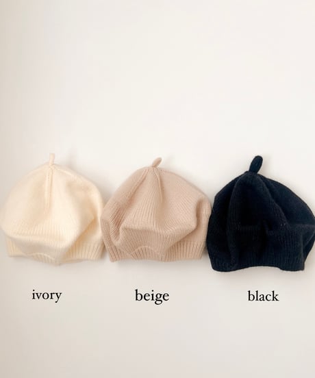 即納　knit béret