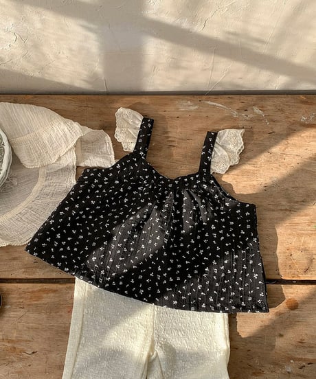 即納 bebeholic Leaf blouse