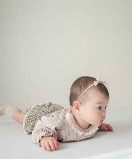 即納 mini frill lace tee