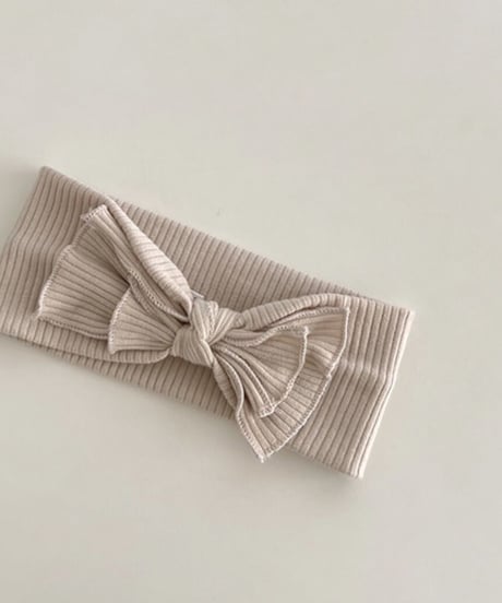 即納double lib ribbon hair band