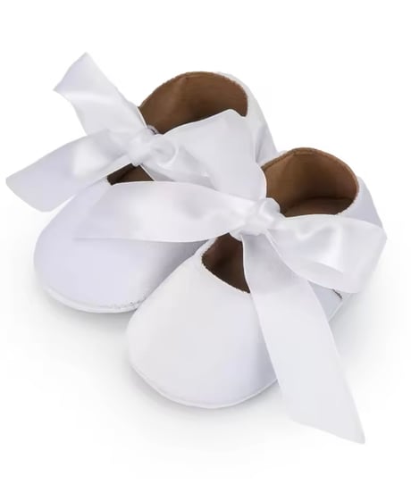 即納ribbon satin shoes