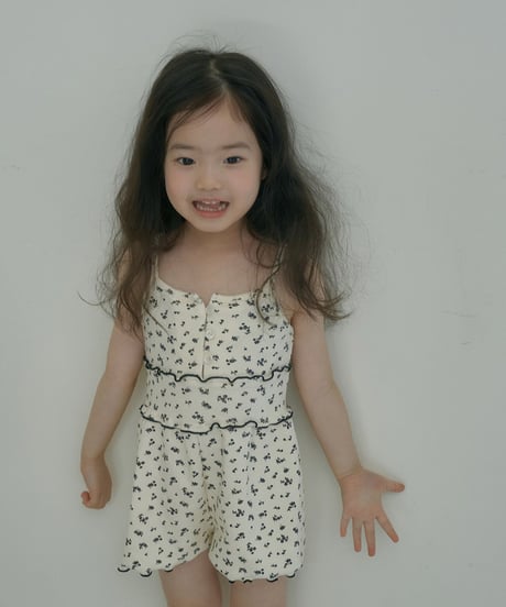 即納 Daisy short jump suit