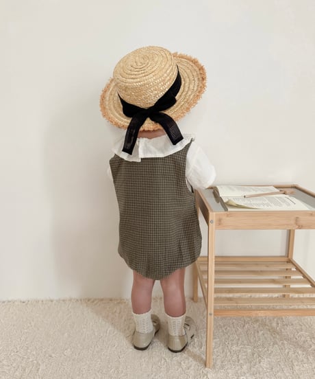 即納mimi market Ola check suit