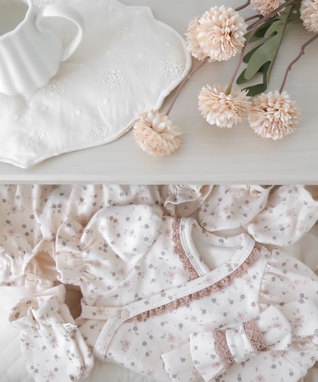 即納new born flower coordinate set