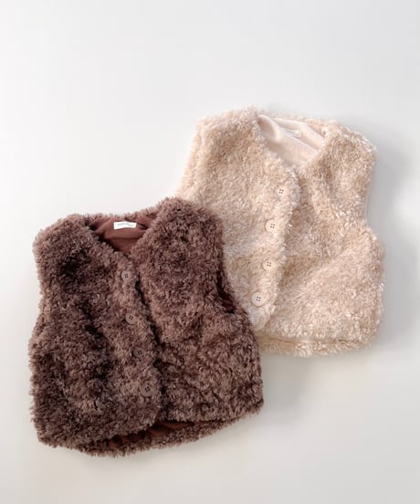 即納 nunubiel Fur vest