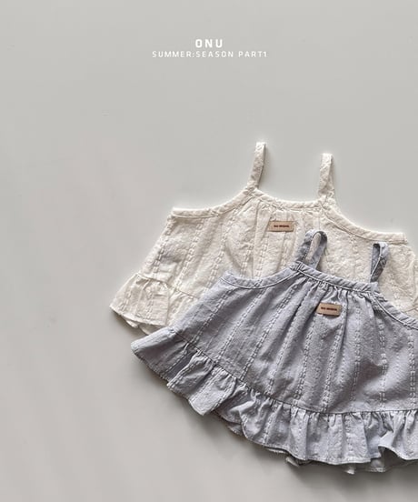 即納 ONU Frill Nashi blouse