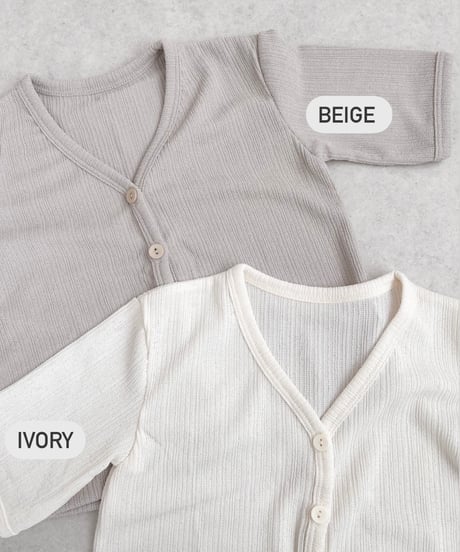 即納Cream sody tote cardigan