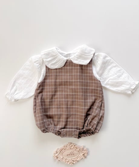 即納 mimi market Volume collar blouse