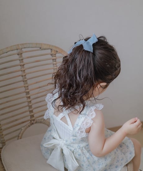 予約 Anne shirley Floral Ribbon Blouse Setup