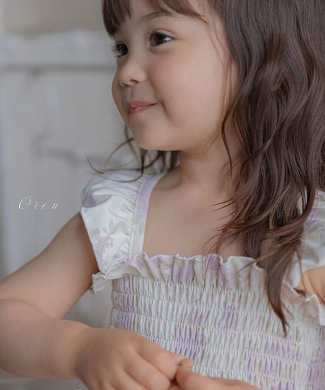 予約 OREN Flora Tulle Swimsuit