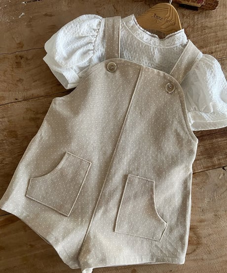 即納Anne shirley Dot suspender pants