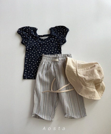 即納aosta cool linen pants