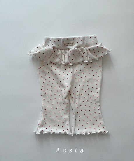 即納aosta kiki frill pants