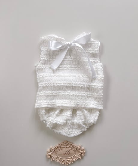 即納 bebe nine Lulu Bloomer Set