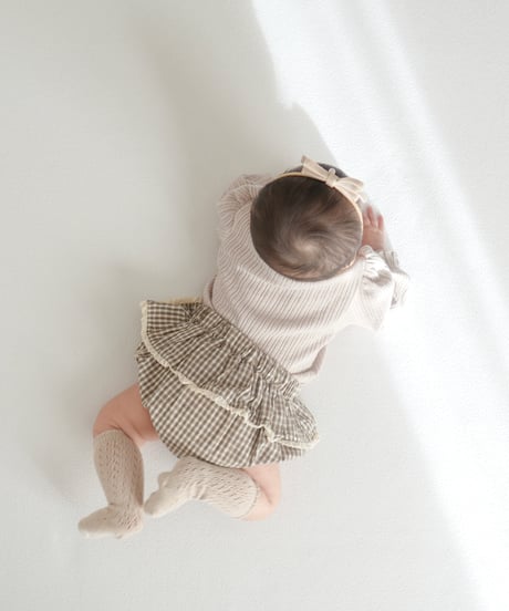 即納 mini frill lace tee