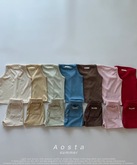即納 aosta Everyday sleeveless tee